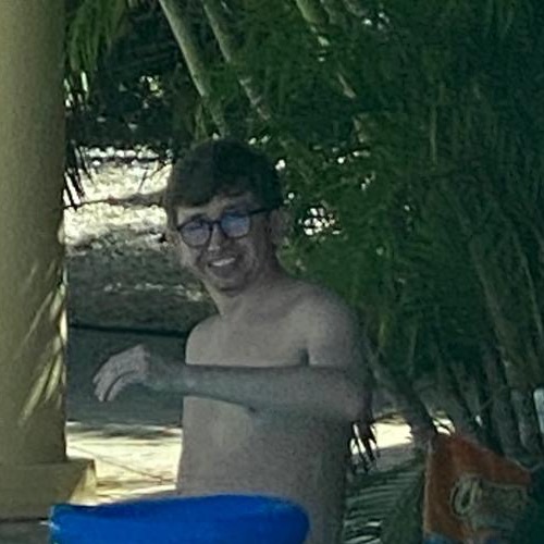Poolside deployment, subject cropped in close